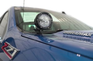 Chevrolet 1500 Light Brackets - Addictive Desert Designs - Ditch Light Brackets - Hammer Black - `22-`27 Chevrolet 1500 Light Brackets - Addictive Desert Designs - Ditch Light Brackets - Hammer Black - `22-`27